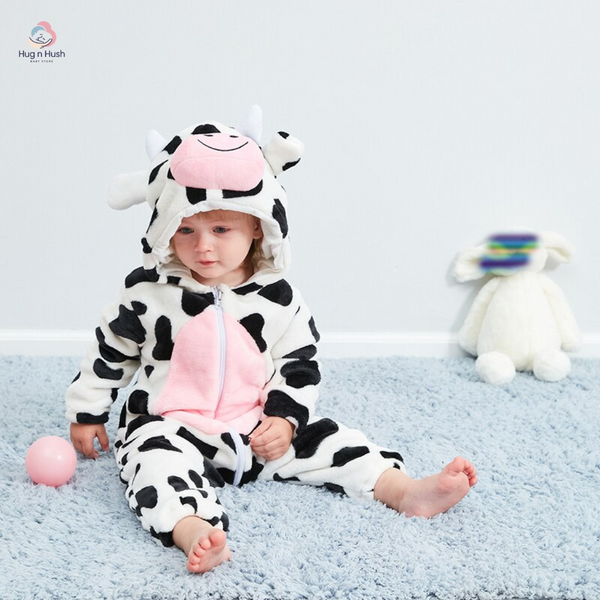 Hugnhush™ Cow Romper