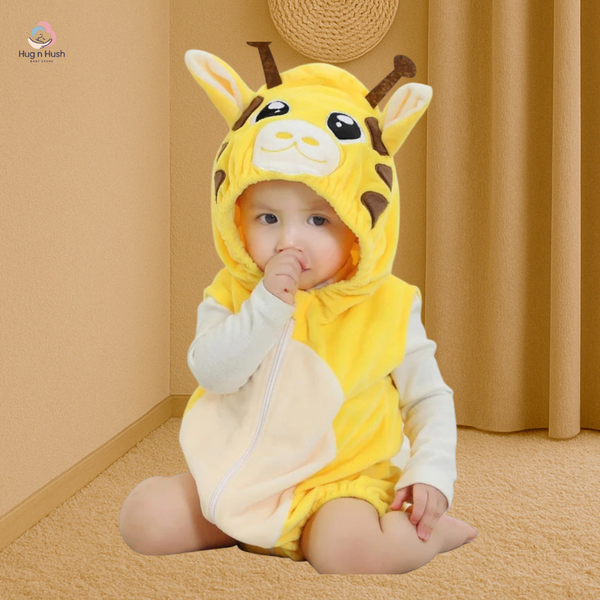 Hugnhush™ Giraffe Sleeveless Onesie