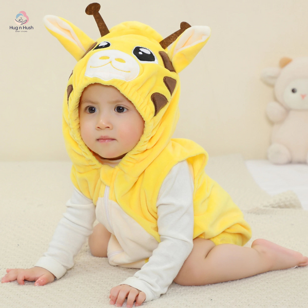 Hugnhush™ Giraffe Sleeveless Onesie